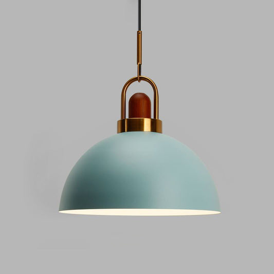 Luno Nordic Pendant Light | Modern Metal & Wood Ceiling Lamp