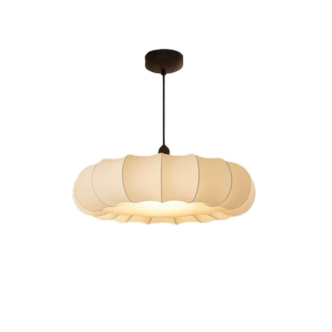 Shiro Japandi Fabric Pendant Light | Soft Sculptural Lamp for Living Rooms and Bedrooms - Styyler