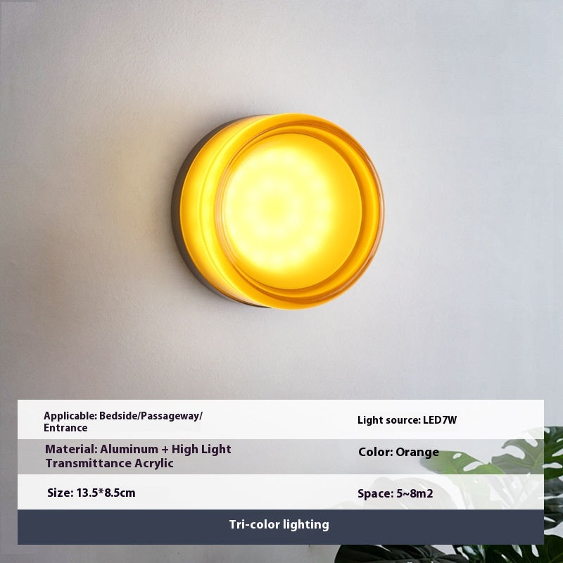 VERO Contemporary Acrylic Ambient Wall Light For Modern Interiors - Styyler