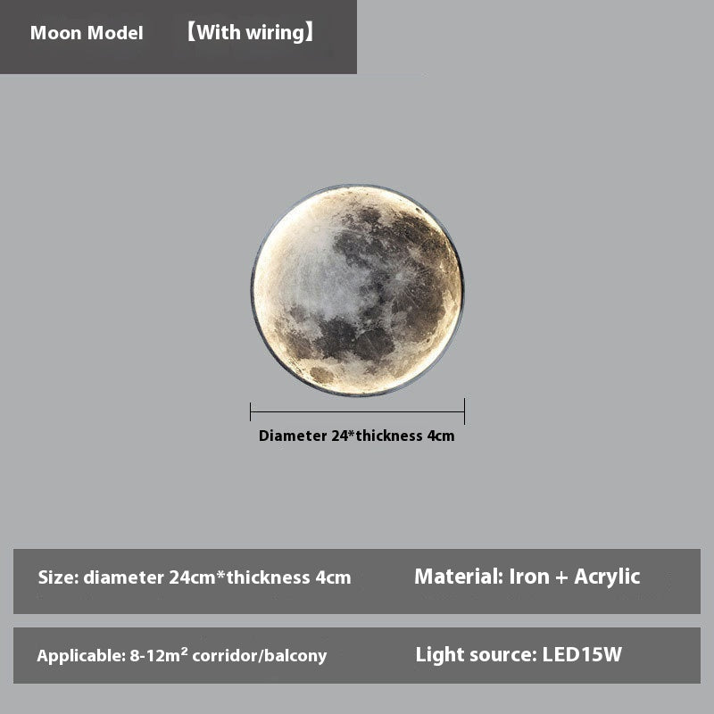 LUNARA – Wall-Mounted Full Moon LED Lamp | Remote Dimmable Light - Styyler