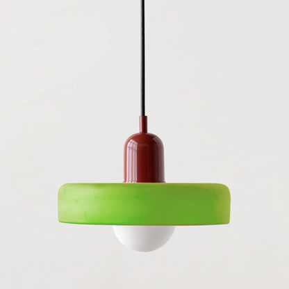 Variant image for Bauhaus Glass Pendant Light – Adjustable Stained Glass Kitchen Hanging Lights for Modern Home Décor-37