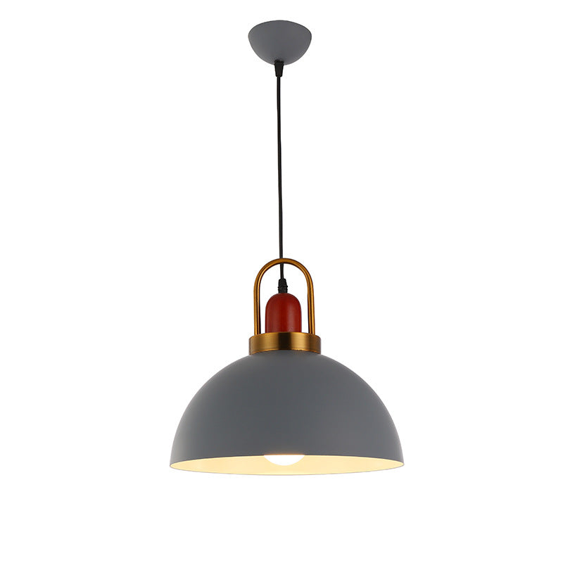 Luno Nordic Pendant Light | Modern Metal & Wood Ceiling Lamp