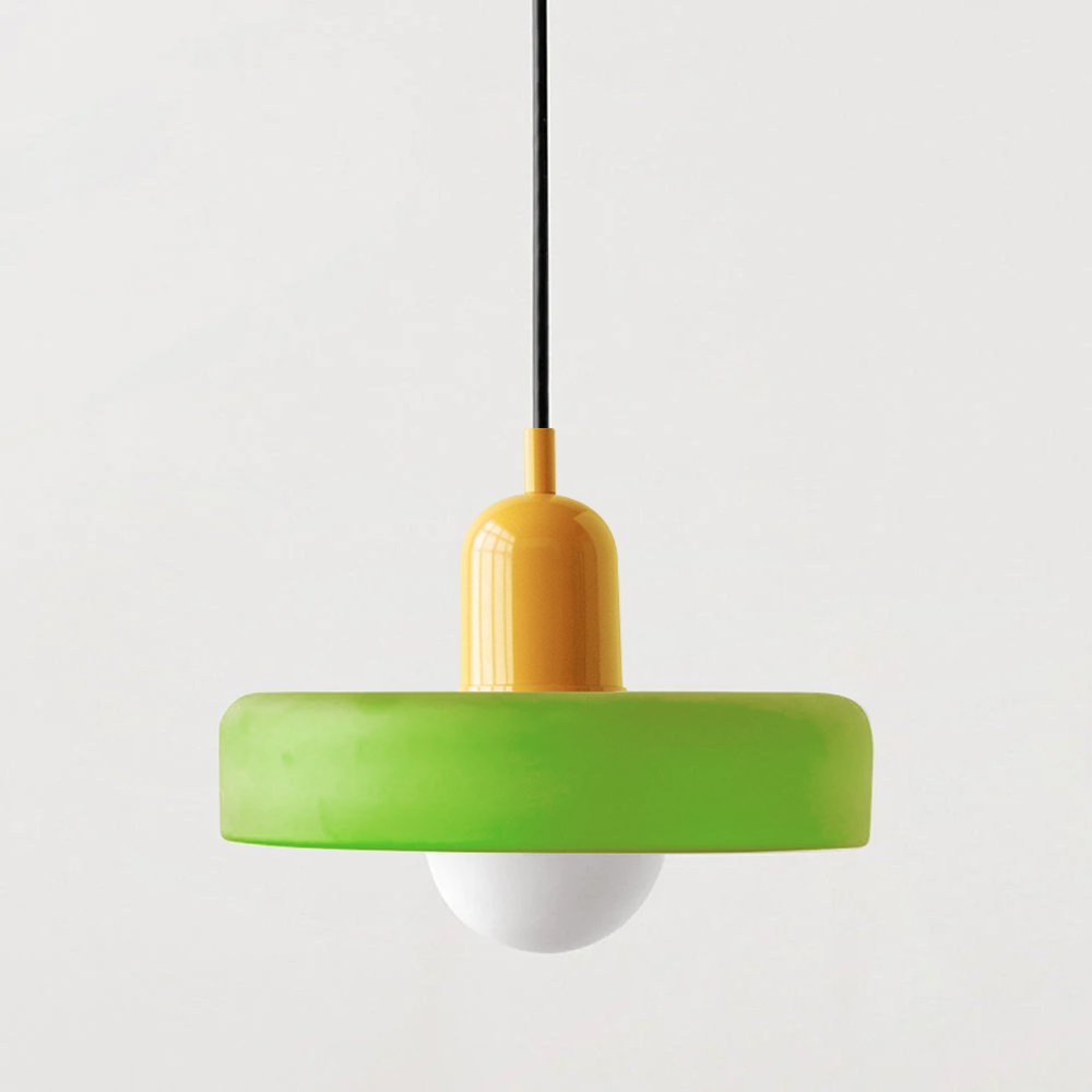 Variant image for Bauhaus Glass Pendant Light – Adjustable Stained Glass Kitchen Hanging Lights for Modern Home Décor-47