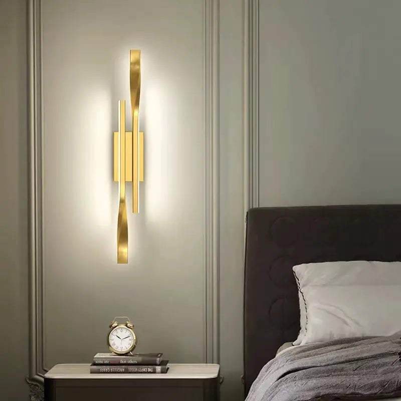 TIVOLI Modern Italian LED Wall Light | Stylish Black Linear Sconce ...