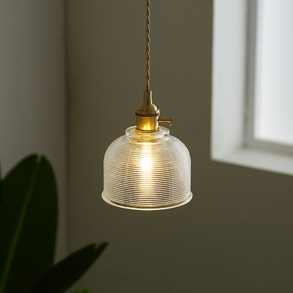 TORN Japanese Glass Lamp | Dining Room Pendant Light with Vintage Features