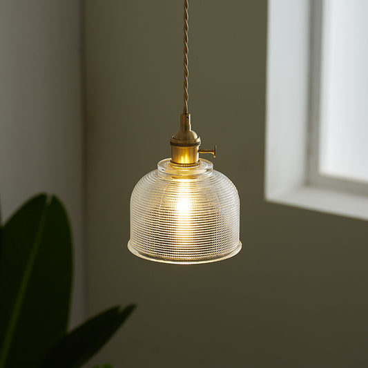 TORN Japanese Glass Lamp | Dining Room Pendant Light with Vintage Features