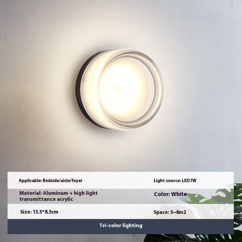 VERO Contemporary Acrylic Ambient Wall Light For Modern Interiors - Styyler