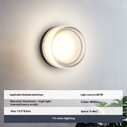 VERO Contemporary Acrylic Ambient Wall Light For Modern Interiors - Styyler