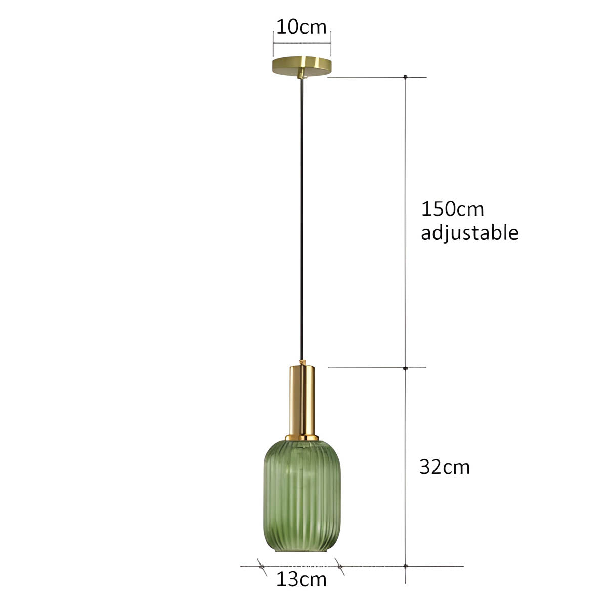 FARO Vintage Pendant Light with Brushed Glass Design | Various Sizes - Styyler