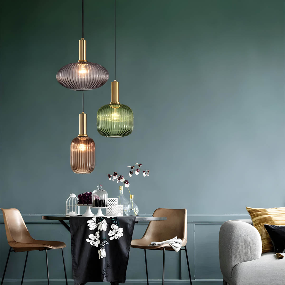 FARO Vintage Pendant Light with Brushed Glass Design | Various Sizes - Styyler