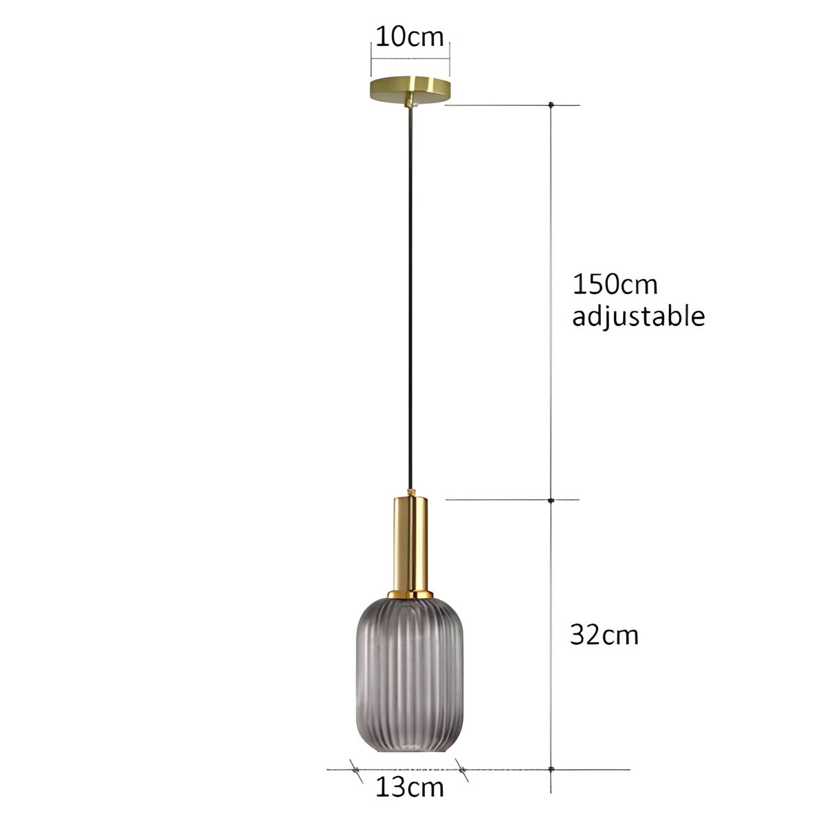 FARO Vintage Pendant Light with Brushed Glass Design | Various Sizes - Styyler