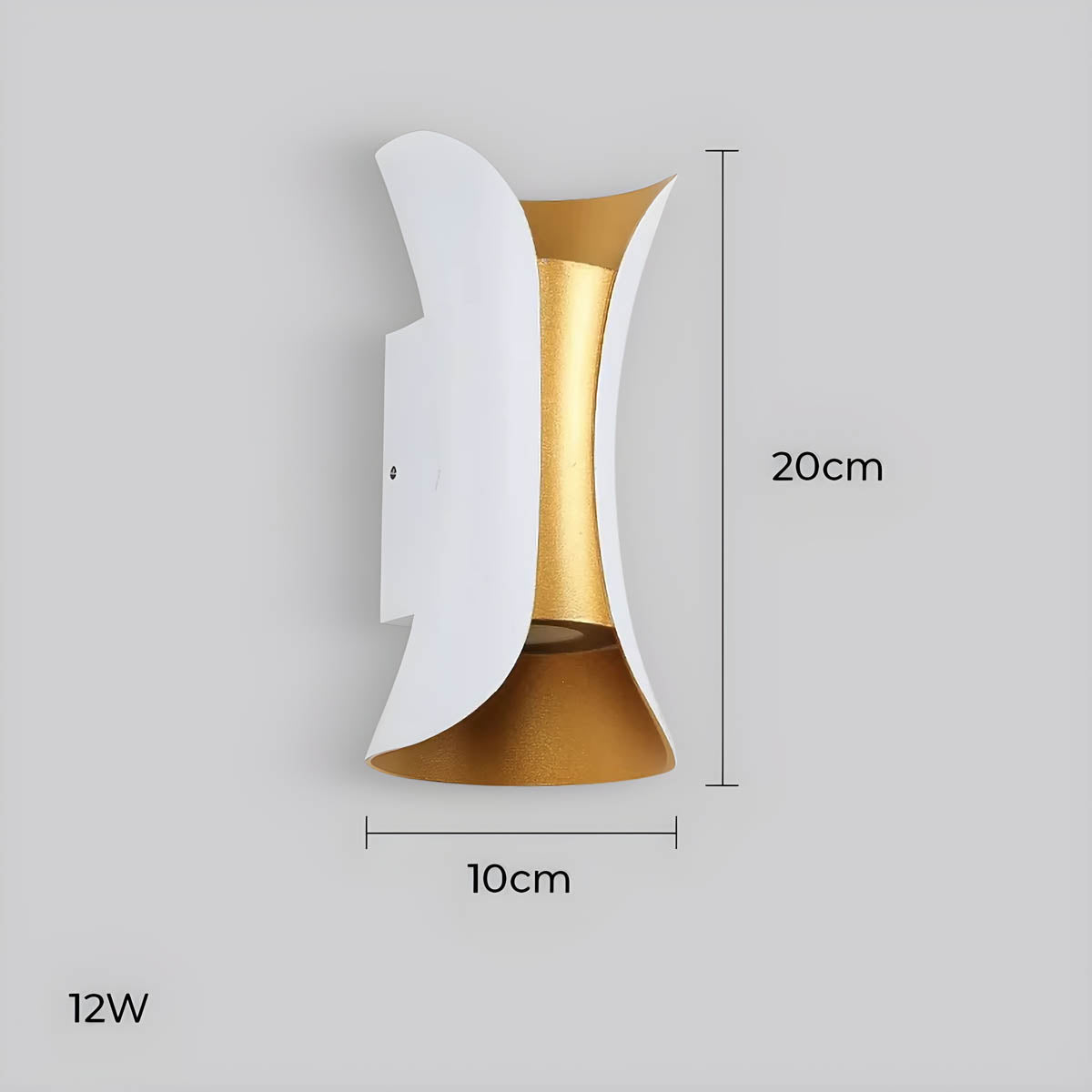 VERO - Waterproof Aluminium and Glass Outdoor Wall Sconce - IP65 - Styyler