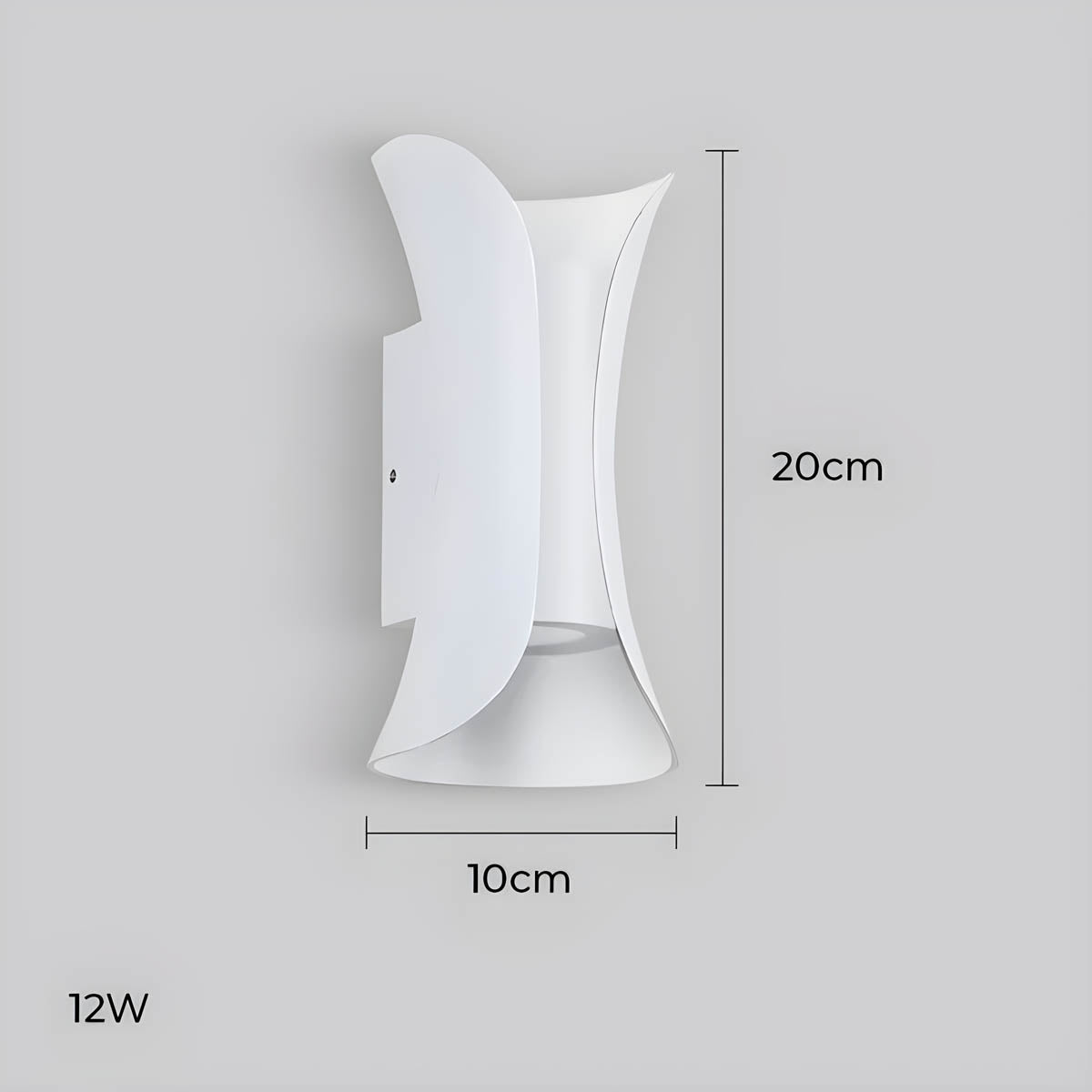 VERO - Waterproof Aluminium and Glass Outdoor Wall Sconce - IP65 - Styyler