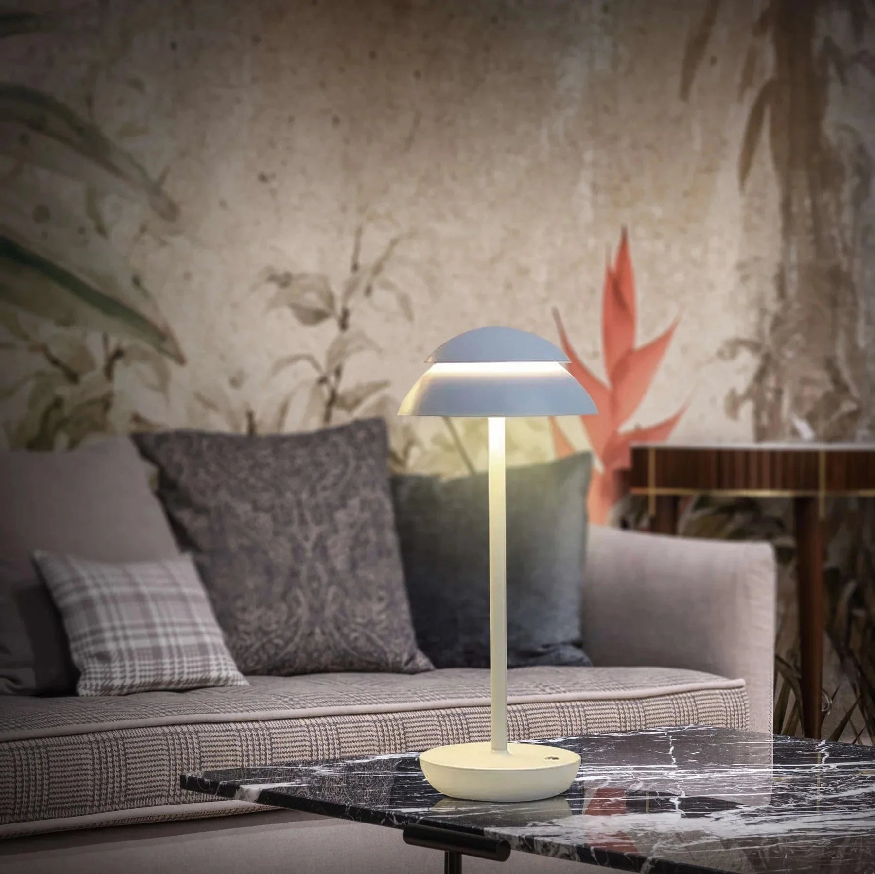 Cordless Rechargeable Table Lamp with Touch Control Dimming – Scandinavian Design Bedside Lamp for Elegant Lighting 5