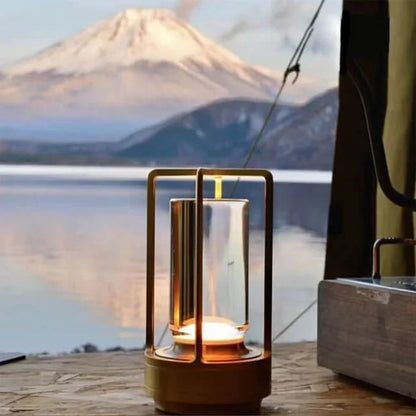 Elegant Crystal Lantern with Touch Control – Waterproof LED Lamp for Indoor and Outdoor Use, USB Rechargeable, 3 Dimming Levels-4