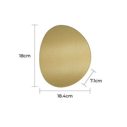 DUSK Minimalist Wall Light Sconce in Aluminum with Warm White LED Illumination - Styyler