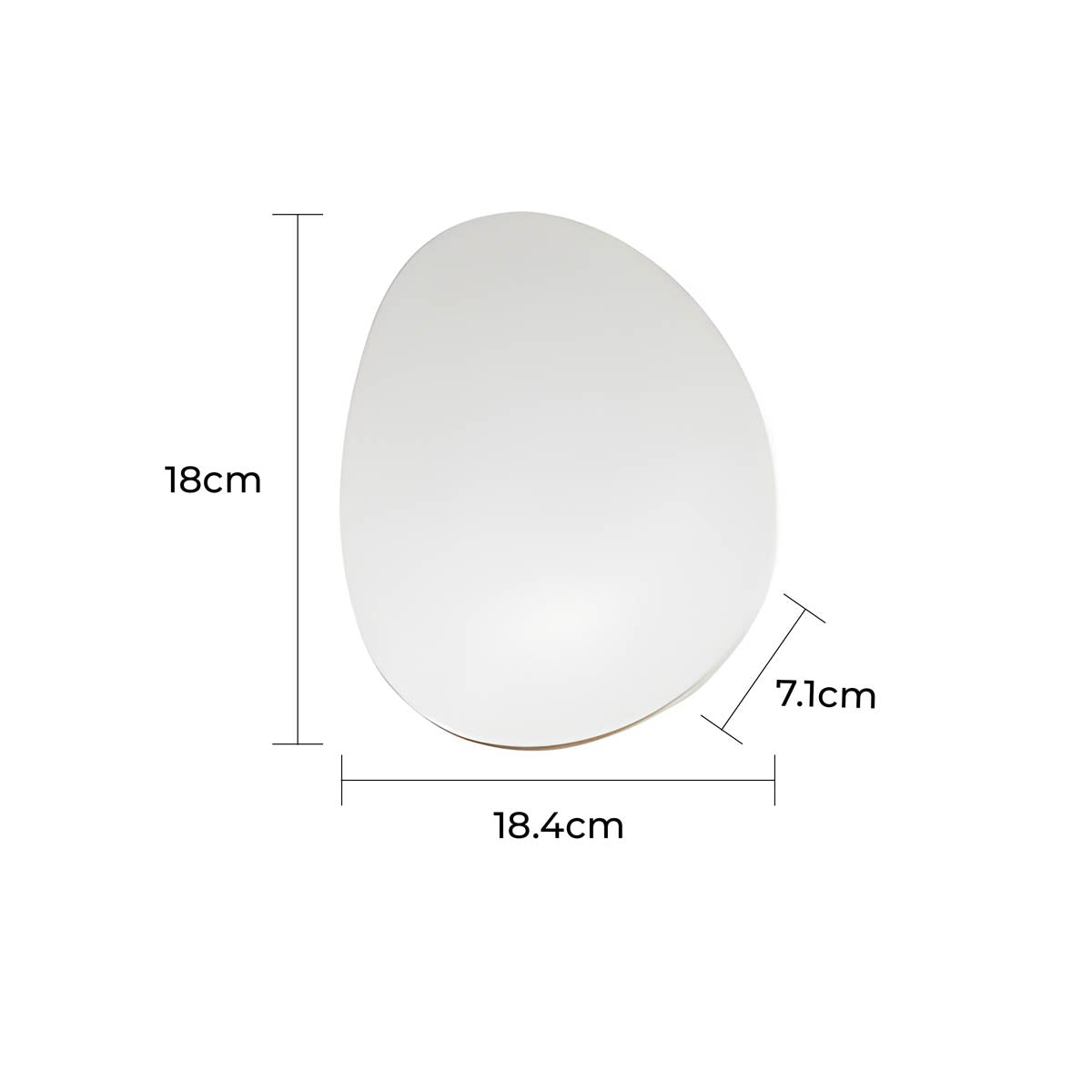 DUSK Minimalist Wall Light Sconce in Aluminum with Warm White LED Illumination - Styyler