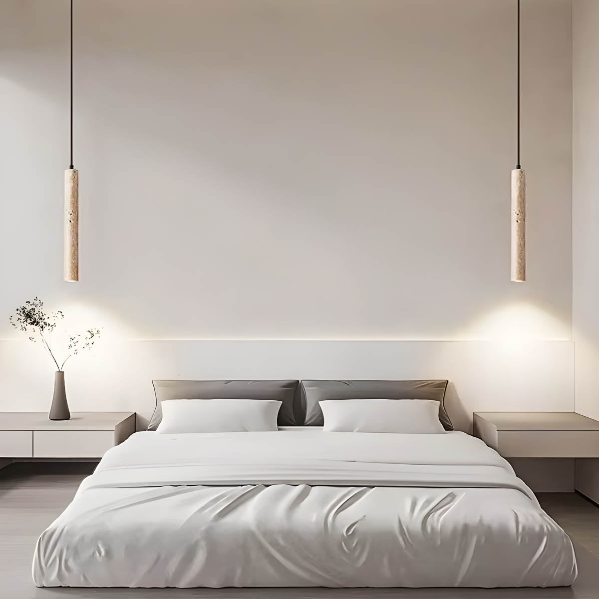 TERRA CAVO – Natural Travertine Pendant Light | Minimalist Ceiling Light - Styyler