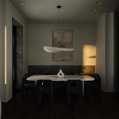 Hikari Japandi Pendant Light | Handcrafted Fabric Boho-Modern Ceiling Lamp