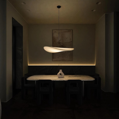 Hikari Japandi Pendant Light | Handcrafted Fabric Boho-Modern Ceiling Lamp