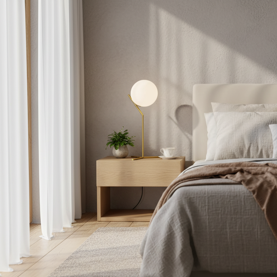 Everett Table Lamp | Elegant Midcentury Modern Table Lighting