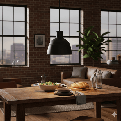 ARCOS Modern Dome Pendant Light | Sleek Industrial Design