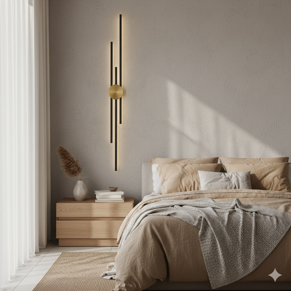 JOVE Minimalist Modern Wall Light for Living Room and Bedroom