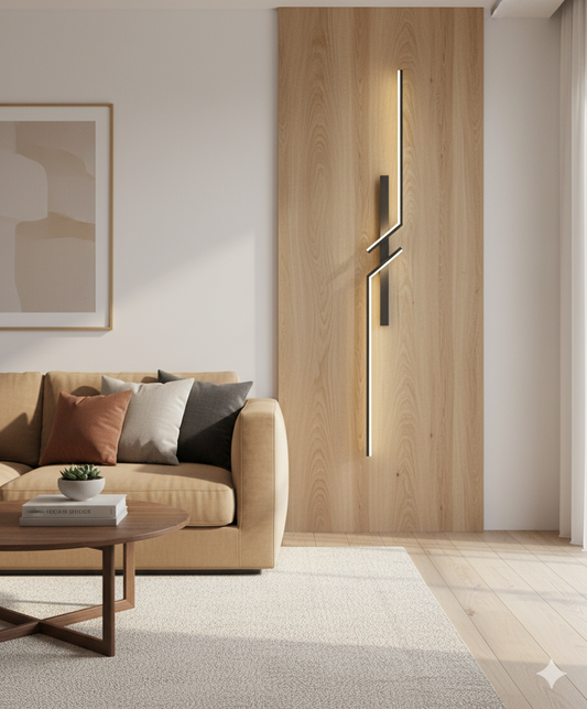 NOVA Minimalist LED Wall Sconce | Modern Iron Wall Light for Contemporary Interiors