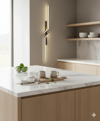 NOVA Minimalist LED Wall Sconce | Modern Iron Wall Light for Contemporary Interiors