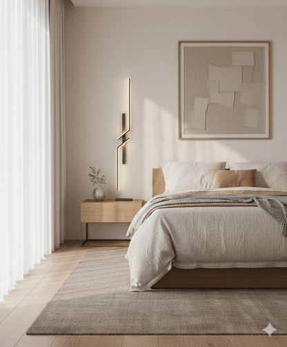 NOVA Minimalist LED Wall Sconce | Modern Iron Wall Light for Contemporary Interiors