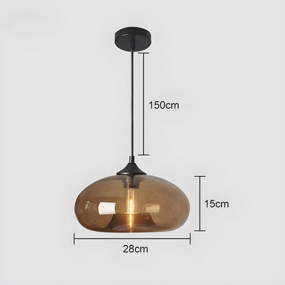 Verona Hand-Blown Glass Pendant Ceiling Light - Styyler
