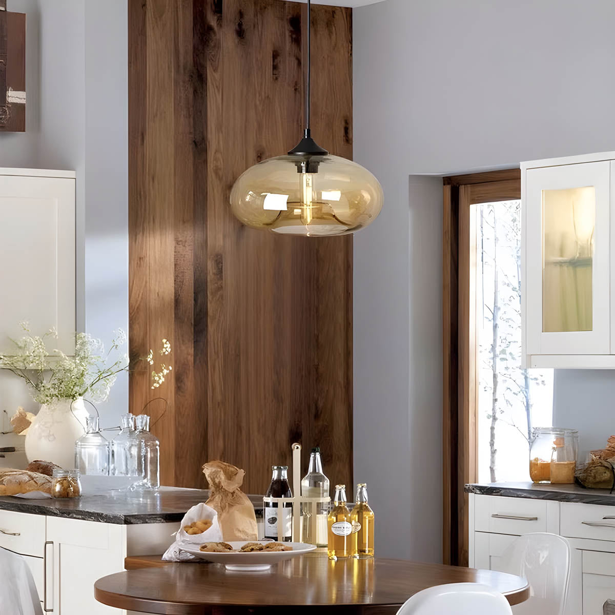 Verona Hand-Blown Glass Pendant Ceiling Light - Styyler