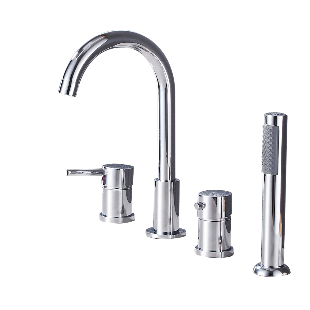 Katen Bathtub Tap with Modern Design and Optimal Performance in Chrome Finish 3