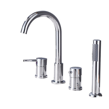 Katen Bathtub Tap with Modern Design and Optimal Performance in Chrome Finish 3