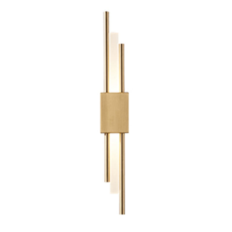 Luma Wall Light Sconce in Gold or Black with Acrylic Design and LED Illumination 2
