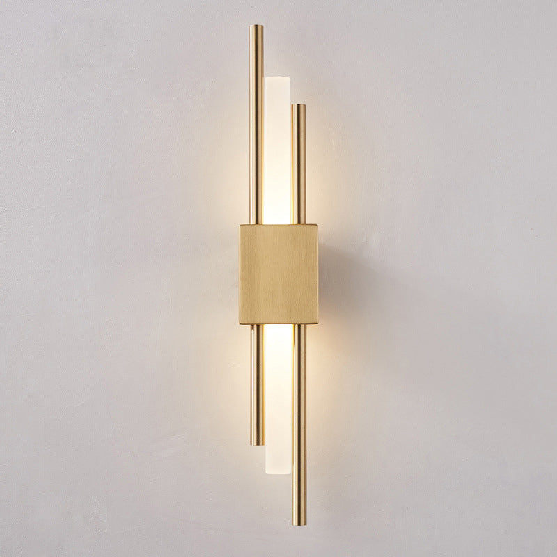 Luma Wall Light Sconce in Gold or Black with Acrylic Design and LED Illumination 3
