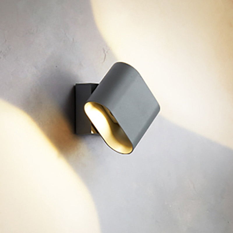 Luma Wall Sconce - Modern LED Wall Lamp in Black, Grey, or White, Energy Efficient Design 0