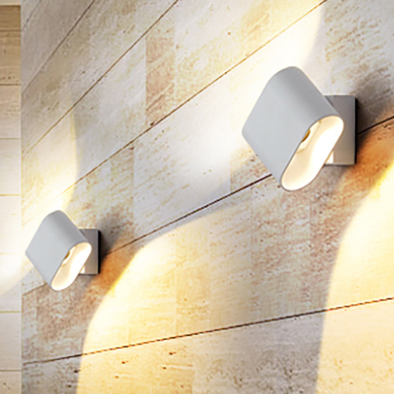 Luma Wall Sconce - Modern LED Wall Lamp in Black, Grey, or White, Energy Efficient Design 4