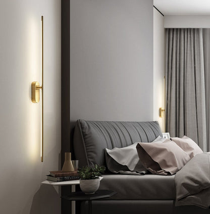 Luma Wall Sconce Light in Black and Brass with Adjustable Colour Temperature for Indoor Use 5