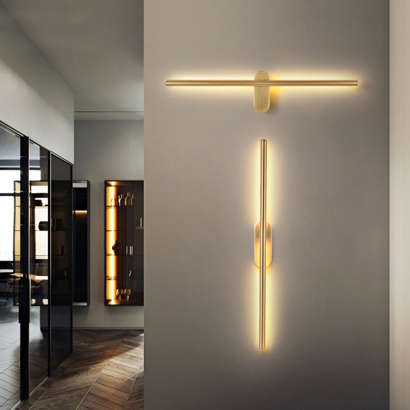 Luma Wall Sconce Light in Black and Brass with Adjustable Colour Temperature for Indoor Use 7