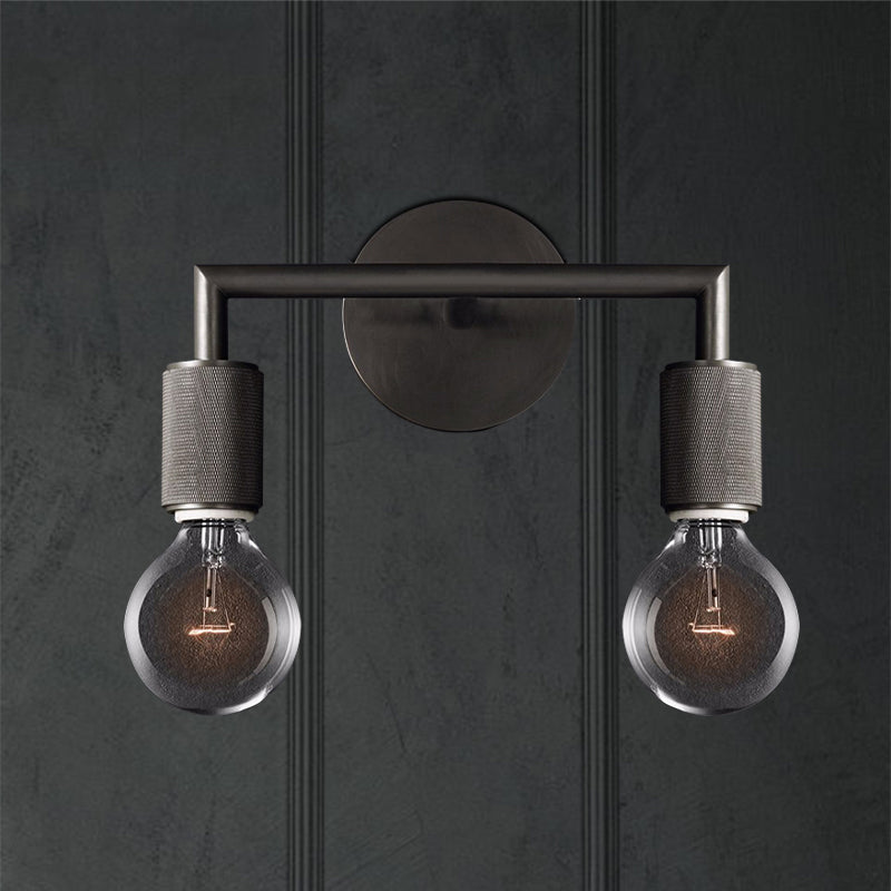 Luma Wall Sconce Lighting in Black with Minimalist Design and Durable Metal Construction 12