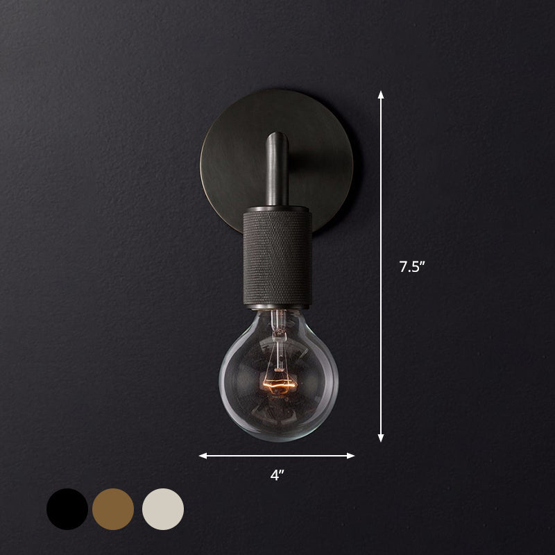 Luma Wall Sconce Lighting in Black with Minimalist Design and Durable Metal Construction 7