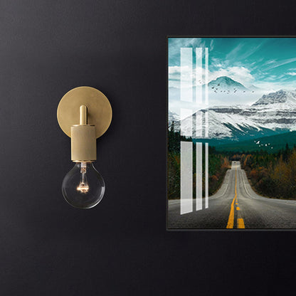 Luma Wall Sconce Lighting in Black with Minimalist Design and Durable Metal Construction 8