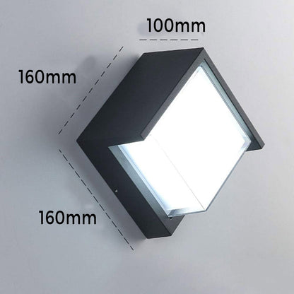 Luxen Modern Outdoor Wall Light | 30W IP65 Waterproof LED Sconce