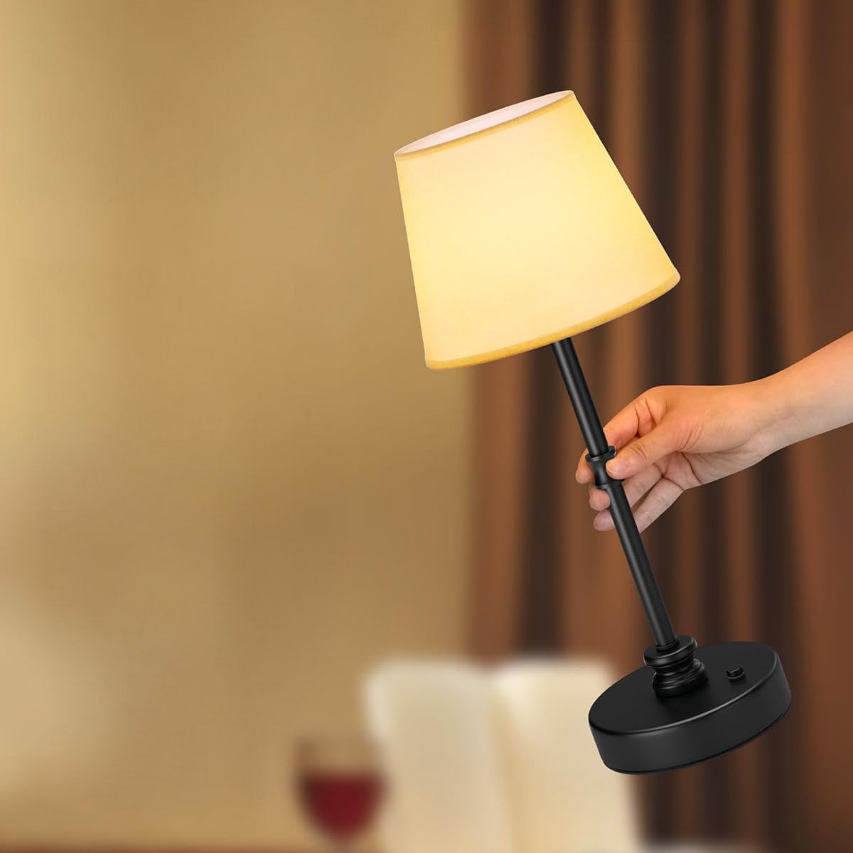 MADISON Cordless LED Table Lamp | Retro Style Rechargeable Bar Lamp - Styyler