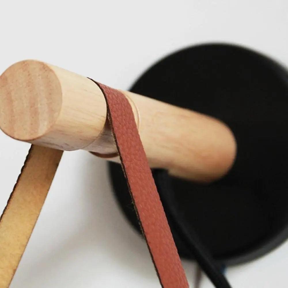 Marit Wall Light Sconce in Black or White Finish, Nordic Wooden Design for Soft Ambient Light 2