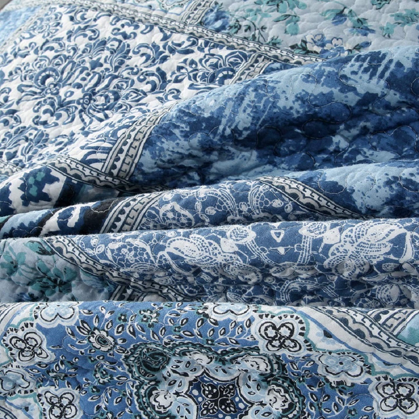 Millwright Bedding Set | Premium Cotton Embroidered Three-Piece Bedding