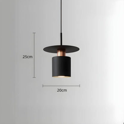 NOURA Modern Pendant Light in Black or White - Styyler