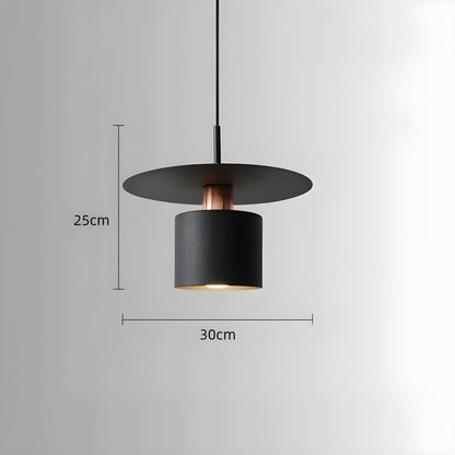 NOURA Modern Pendant Light in Black or White - Styyler