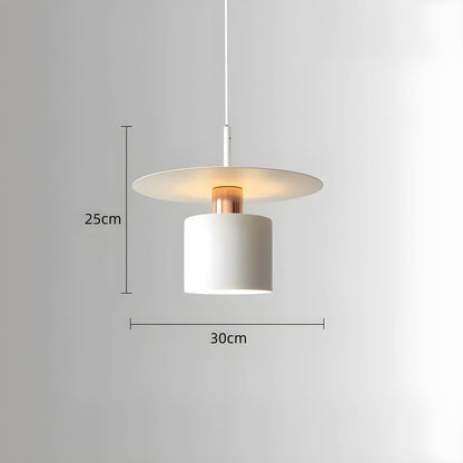 NOURA Modern Pendant Light in Black or White - Styyler